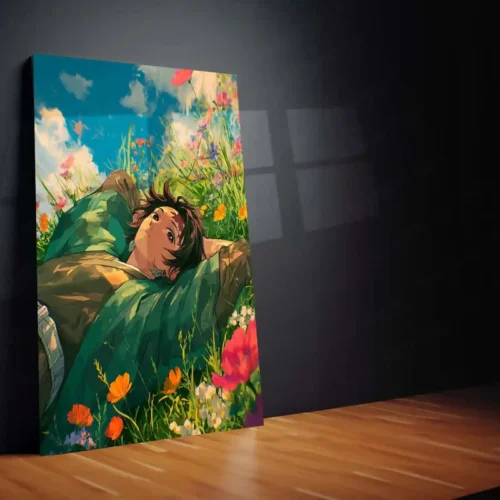 Anime Metal Poster | Tanjiro ? Demon Slayer Metal Poster | Water Breathing Anime Wall Frame - Image 2