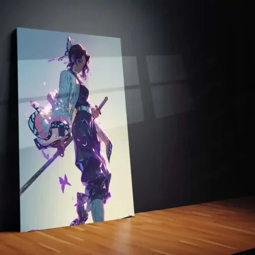 Shinobu Kocho ? Dance of the Butterflies Metal Poster | Demon Slayer Wall Frame 02 - Image 2