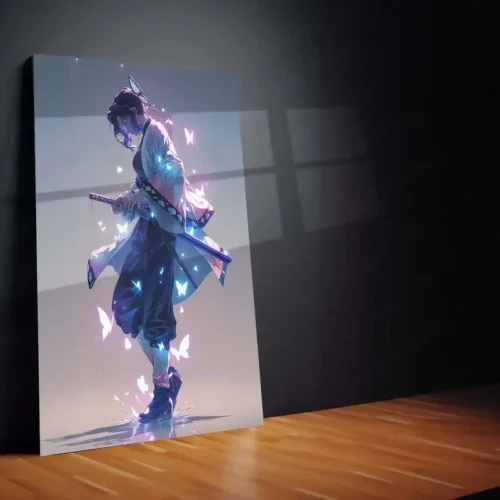 Shinobu Kocho ? Dance of the Butterflies Metal Poster | Demon Slayer Wall Frame 01 - Image 2