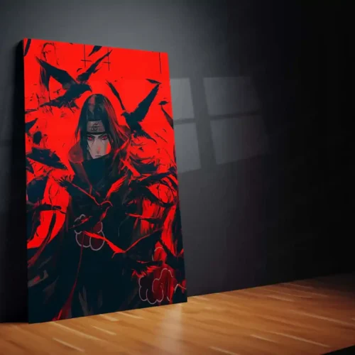Itachi Uchiha ? Crows of Genjutsu Metal Poster | Naruto Wall Frame - Image 2