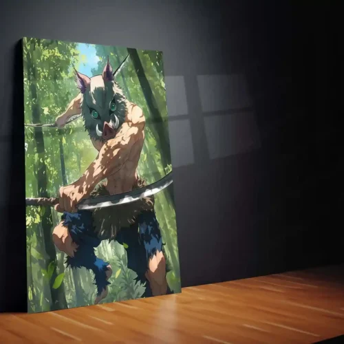 Inosuke Hashibira ? Beast Breathing Rage Metal Poster | Demon Slayer Wall Frame - Image 2