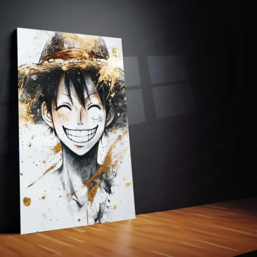 Anime Metal Poster | Monkey D. Luffy Metal Poster | One Piece Wall Art | Pirate King Anime Decor 01 - Image 2