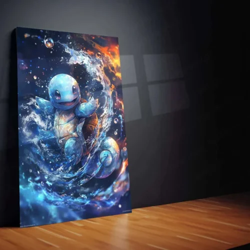 Squirtle Watercolor Metal Poster ? Pok?mon Wall Art for Fans & Collectors - Image 2