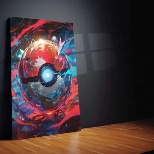 Master Ball Metal Poster ? Iconic Pok?mon Symbol in HD Design - Image 2