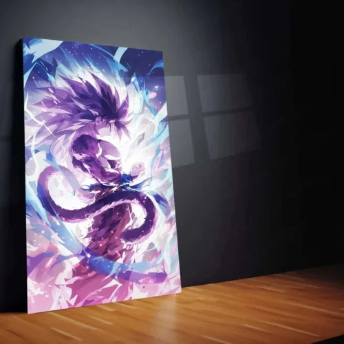 Goku Metal Poster ? Super Saiyan Power | Dragon Ball Z Wall Art | Saiyan Strength Decor - Image 2