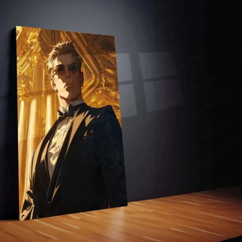 Nanami Kento Metal Poster ? Jujutsu Kaisen Anime Wall Art | Stylish Suit Aesthetic Decor - Image 2