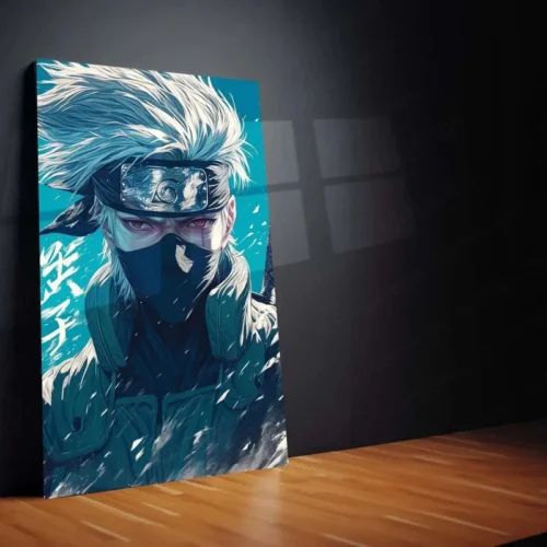 Kakashi Hatake Metal Poster | Naruto Anime Portrait 3 - Image 2