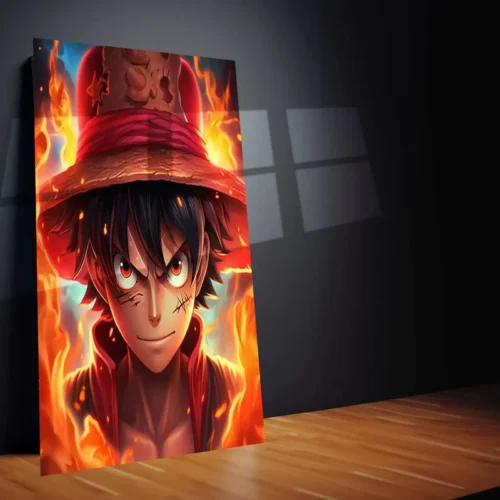 Monkey D. Luffy Metal Poster | One Piece Anime Wall Art | Pirate King Decor - Image 2