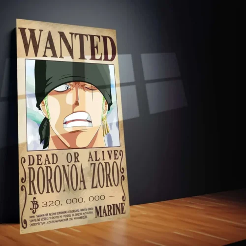 zoro Metal Poster | One Piece Awakening Art | Joy Boy Anime Wall Decor - Image 2
