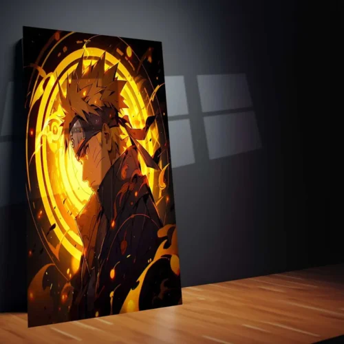 Kawaii Naruto Metal Poster | Cute Anime Wall Art | Adorable Ninja Aesthetic 4 - Image 2