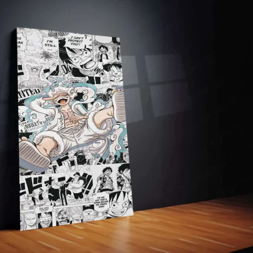 Monkey D. Luffy Gear 5 Metal Poster | Epic Transformation Art | One Piece Wall Decor - Image 2