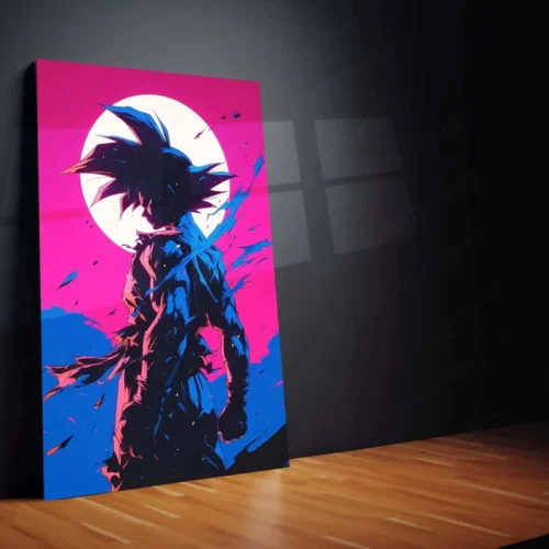 Black Goku Metal Poster | Dragon Ball Super Wall Art - Image 2