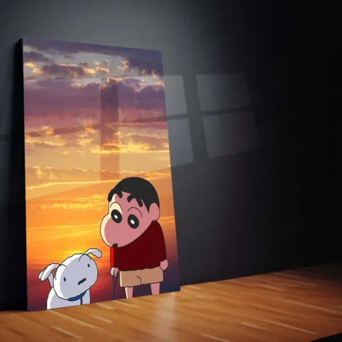 Anime Metal Poster | Shinchan Metal Poster ? Fun & Quirky Anime Wall Art 01 - Image 2