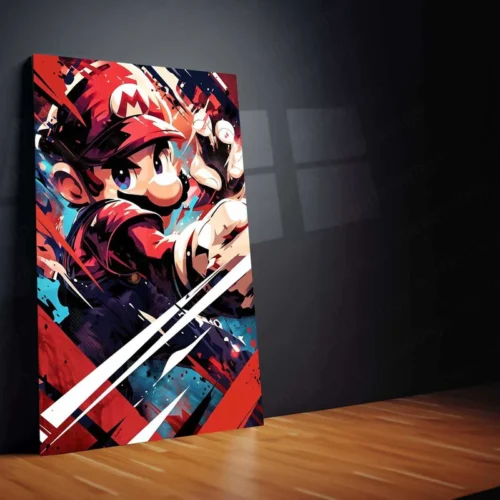Mario Metal Poster ? Iconic Super Mario Character Wall Art | Legendary Video Game Hero - Image 2