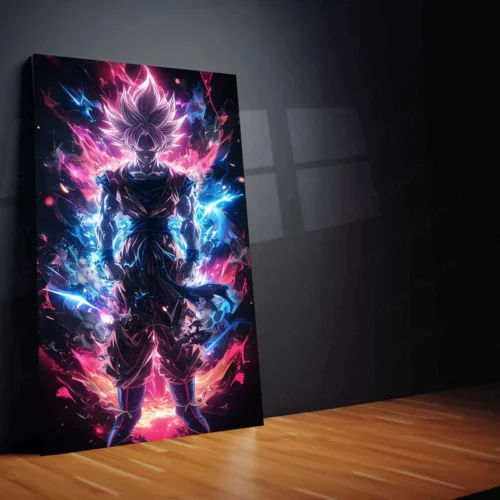 Goku Metal Poster ? Iconic Dragon Ball Z Art | Powerful Super Saiyan Wall Decor 2 - Image 2