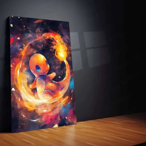 Charmander Watercolor Metal Poster ? Pok?mon Wall Art for Fans & Collectors - Image 2