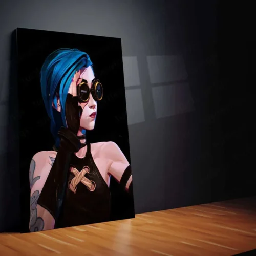 Jinx Metal Poster ? Arcane & League of Legends Wall Art - Image 2