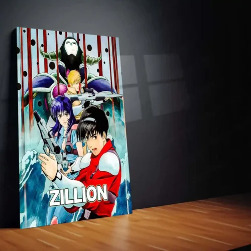 Anime Metal Poster | Zillion ? Galactic Force Heroes Metal Frame - Image 2