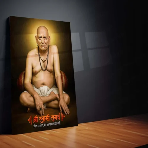Spiritual Metal Poster | ?? Shree Swami Samarth Metal Poster | Akkalkot Maharaj Wall Art | Spiritual Decor for Devotees - Image 2
