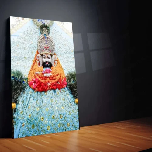 Khatu Shyam Maharaj Rajasthan Spiritual Metal Poster - Divine Grace and Devotion 3 - Image 2