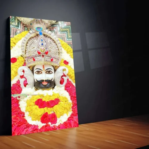 Khatu Shyam Maharaj Rajasthan Spiritual Metal Poster - Divine Grace and Devotion 1 - Image 2