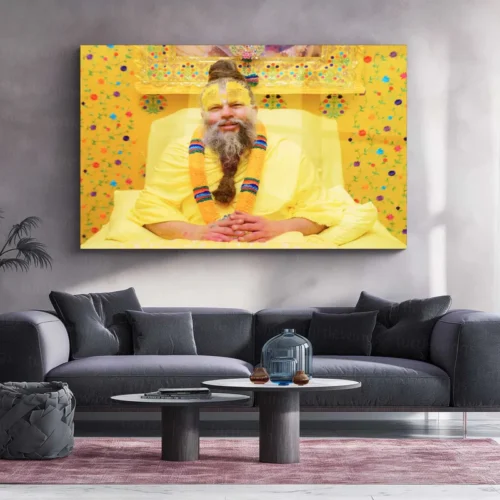 Spiritual Metal Poster | Premanand Ji Maharaj Metal Poster ? Divine Wisdom & Devotion 4 - Image 2