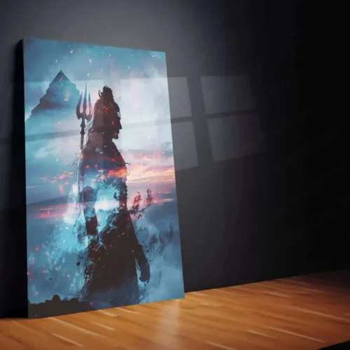 Lord Shiva Metal Poster ? Mahadev Wall Art | Divine Hindu Spiritual Decor 7 - Image 2