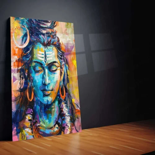 Lord Shiva Metal Poster ? Mahadev Wall Art | Divine Hindu Spiritual Decor 6 - Image 2