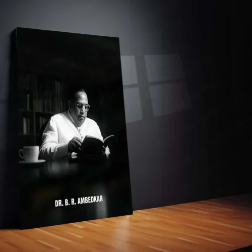 Dr. Babasaheb Ambedkar Metal Poster | Inspirational Wall Art | Social Reformer Tribute Frame - Image 2