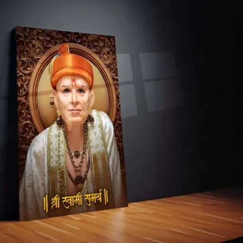 Spiritual Metal Poster | ?? Shree Swami Samarth Metal Poster | Akkalkot Maharaj Wall Art | Spiritual Decor for Devotees 03 - Image 2