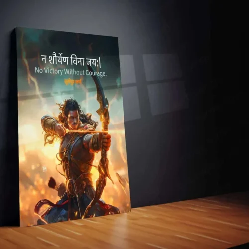 Karna Mahabharat Metal Poster ? Warrior & Legend Wall Art - Image 2