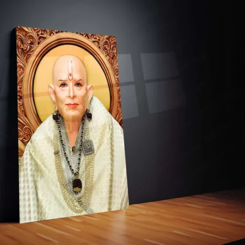 Spiritual Metal Poster | ?? Shree Swami Samarth Metal Poster | Akkalkot Maharaj Wall Art | Spiritual Decor for Devotees 02 - Image 2