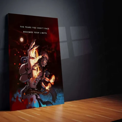 Sukuna Metal Poster ? The King of Curses in Jujutsu Kaisen - Image 2