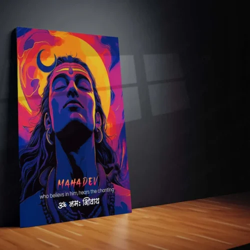 Spiritual Metal Poster | Shiva | Mahadev | Motivational Quotes - Image 2