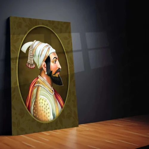 Chhatrapati Shivaji Maharaj Metal Frame - Honoring the Great Maratha Leader 2 - Image 2
