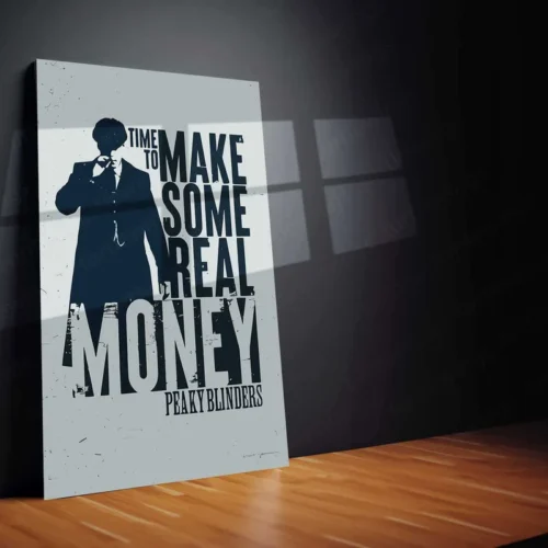 Peaky Blinders Metal Poster | Thomas Shelby Gangster Art | Vintage Crime Drama Wall Decor - Image 2