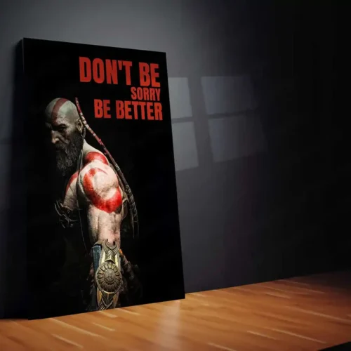 God of War ? Kratos Rage Metal Poster | Epic Gaming Wall Frame (Design 01) 03 - Image 2