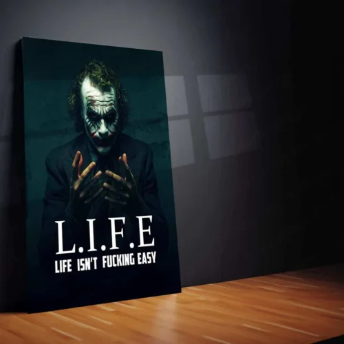 Joker 'Life ' Quoted Metal Poster - Image 2