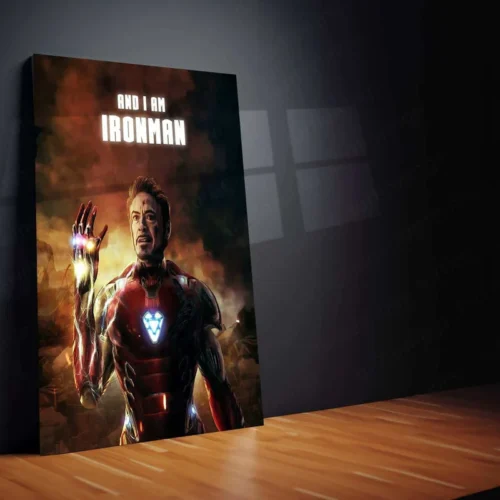 I Am Iron Man Metal Poster ? Iconic Marvel Tribute Wall Art | Tony Stark Legacy - Image 2