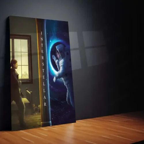Interstellar ? Crossing Dimensions Sci-Fi Movie Poster | Metal Wall Frame - Image 2