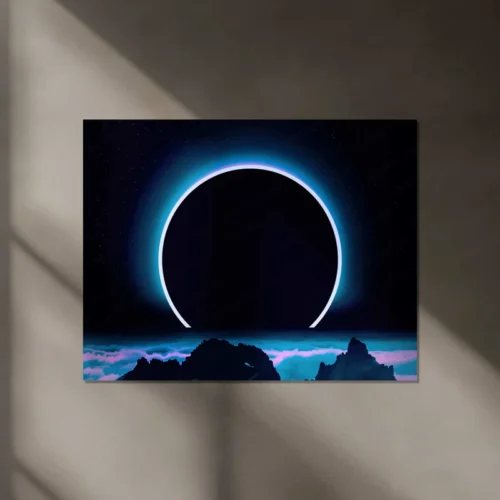 Big Planet Manipulation Neon LED Metal Poster - Image 2