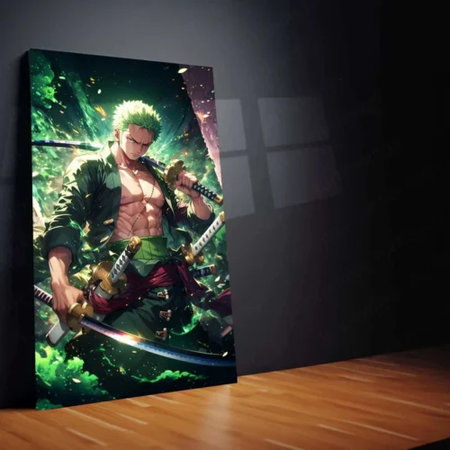 Zoro Metal Poster ? One Piece | Fearless Swordsman Wall Art 2 - Image 2