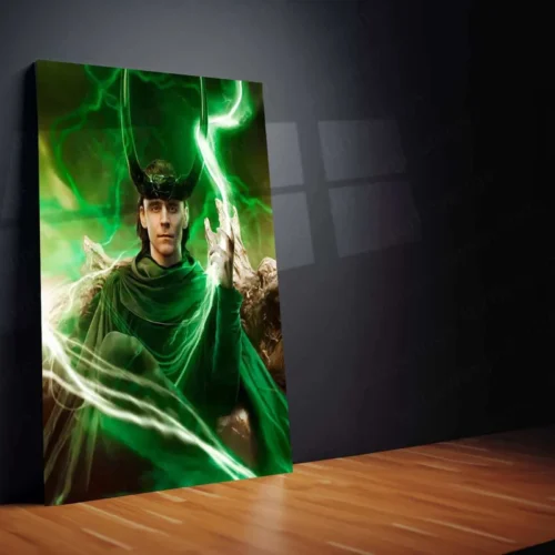 Loki Metal Poster ? God of Mischief Wall Art | Marvel Villain Aesthetic Decor - Image 2