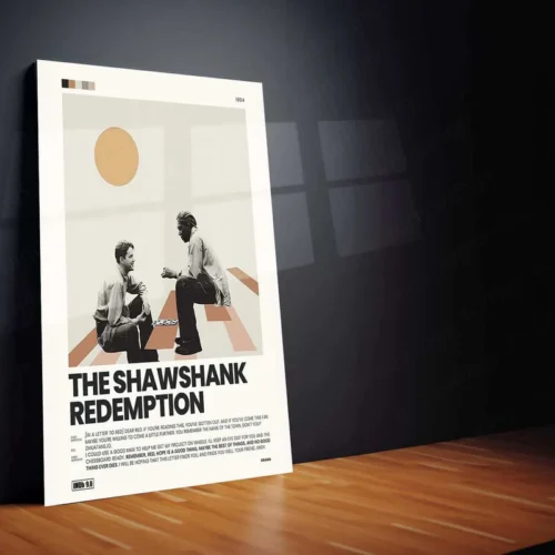 The Shawshank Redemption Metal Poster | Classic Movie Wall Art | Hope & Freedom Decor - Image 2