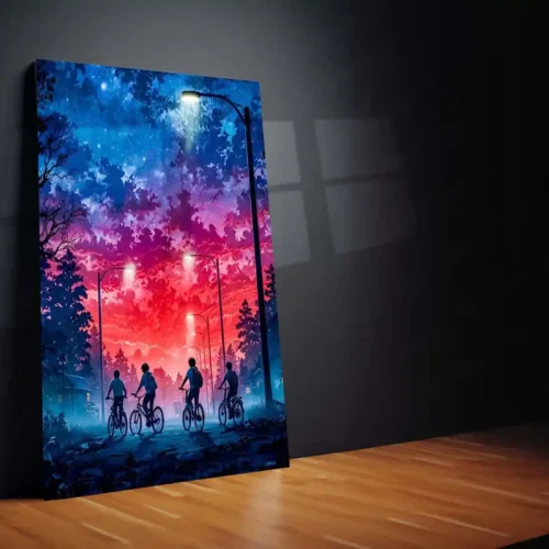 Stranger Things ? The Red Sky Adventure | Sci-Fi Horror Metal Frame Poster - Image 2