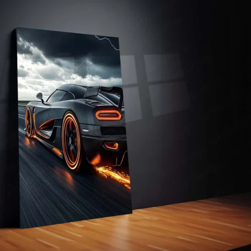 Car Metal Poster | Koenigsegg Agera Metal Poster ? Luxury Hypercar Wall Art01 - Image 2