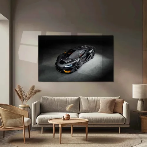 Car Metal Poster | 2025 McLaren W1-010 Metal Poster ? Futuristic Hypercar Wall Art - Image 3