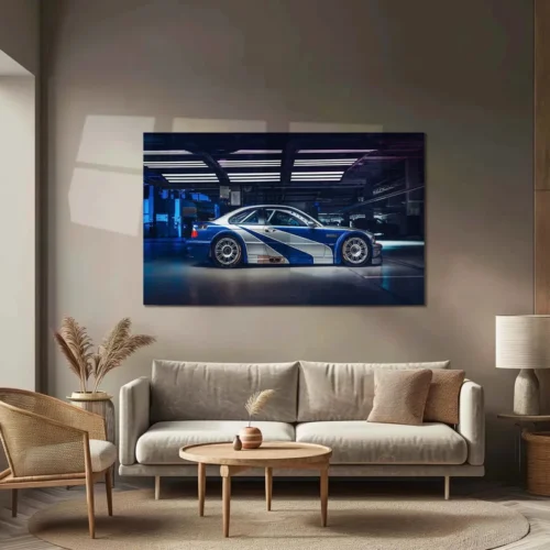 Car Metal Poster | 2005 BMW M3 GTR Need for Speed Metal Poster ? Iconic Racing Game Wall Art 1 - Image 3
