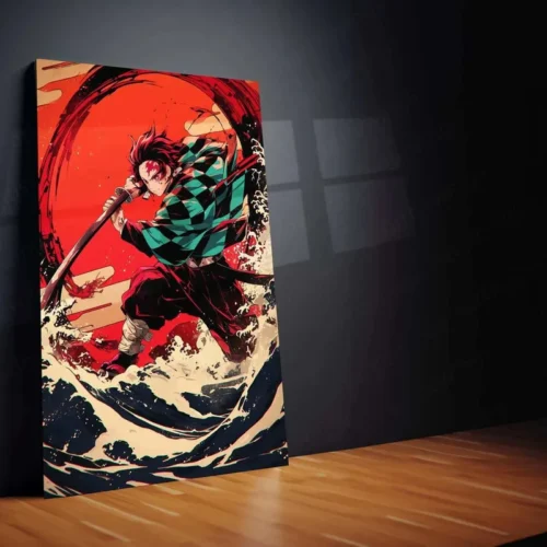 Tanjiro Kamado Metal Poster ? Demon Slayer Wall Art for Anime Fans - Image 2