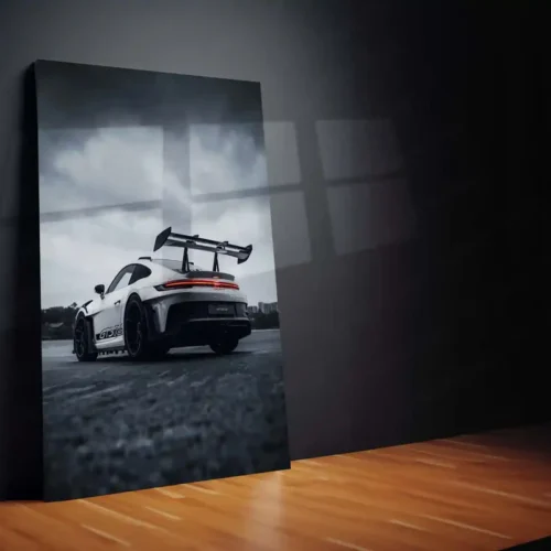 Cars Metal Poster | Porsche 911 GT3 RS ? Storm Edition Metal Poster | Supercar Wall Frame - Image 2